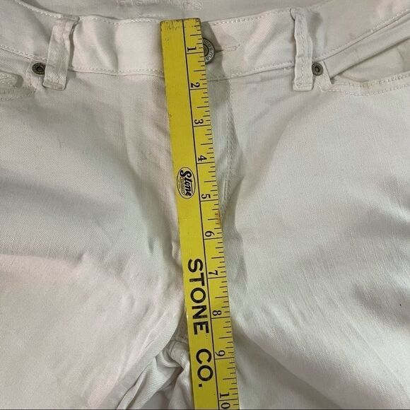 Maurice White Tie Side Cropped Jeans, 5/6 - Picture 9 of 10